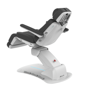 Aspromus Upgrade Plus Medical Spa Chair shown with Anthracite upholstery showing the back view.