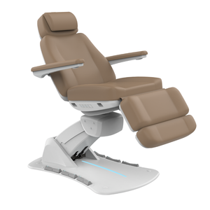 Aspromus Upgrade Plus Medical Spa Chair shown with Toffee upholstery 