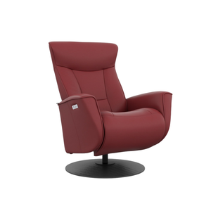 Astrid IV Therapy Chair with Tabasco upholstery features a dual-motor ergonomic system with independent footrest and backrest controls