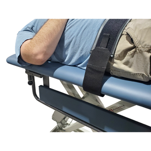 Bar Activated Treatment Table AM-BA300 illustrating patient positioning.