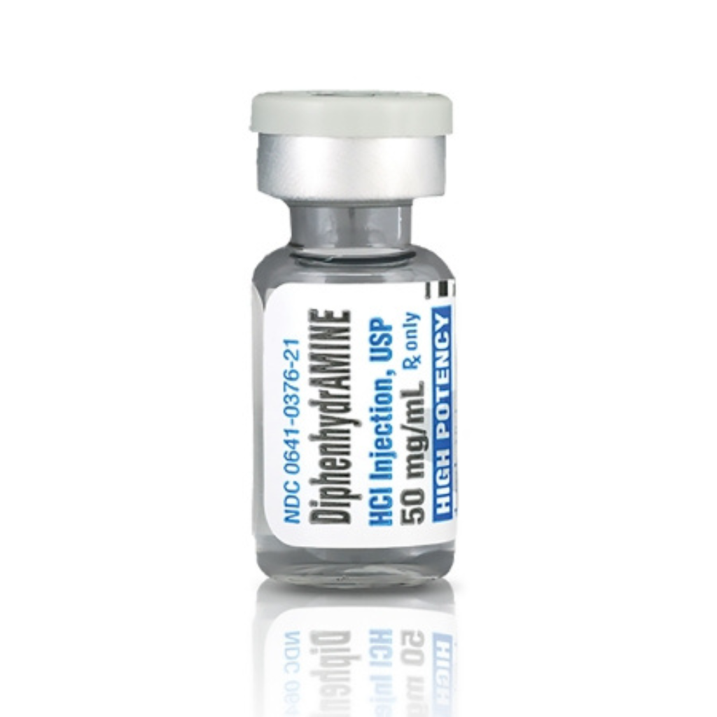 Benadryl (Diphenhydramine HCl 50 mg / mL), 1 Ml