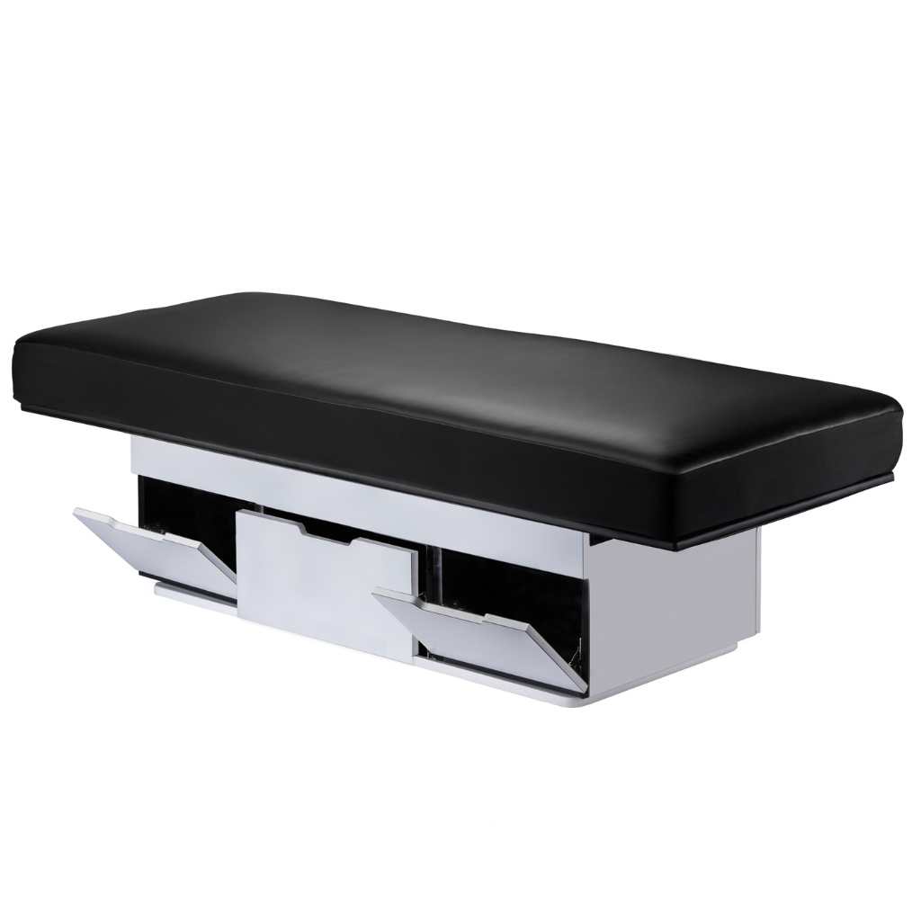 LEC Century City™ Dual-Pedestal Low-Range Treatment Table with Pull Out Drawer