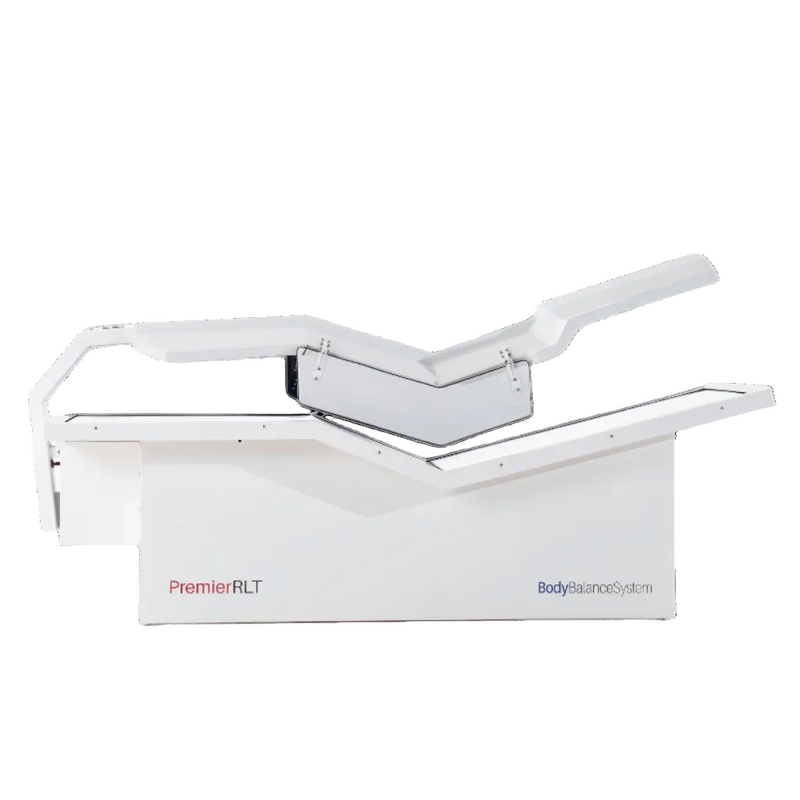 Body Balance System Premier RLT red light therapy bed on a white background