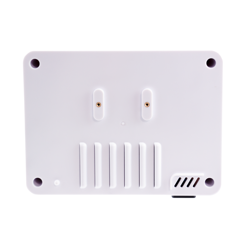 BovieSmokeShark III Surgical Smoke Evacuator SE03-120 Backside with ventilation slots on a white background