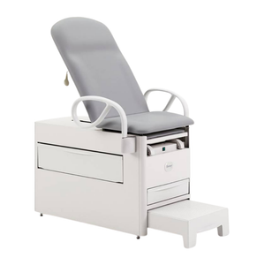 Brewer Access Exam Table 1000A shown with patient assist handles and step
