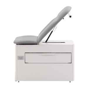 Brewer Access Exam Table 1000A illustrating the side view of the manual pneumatic back