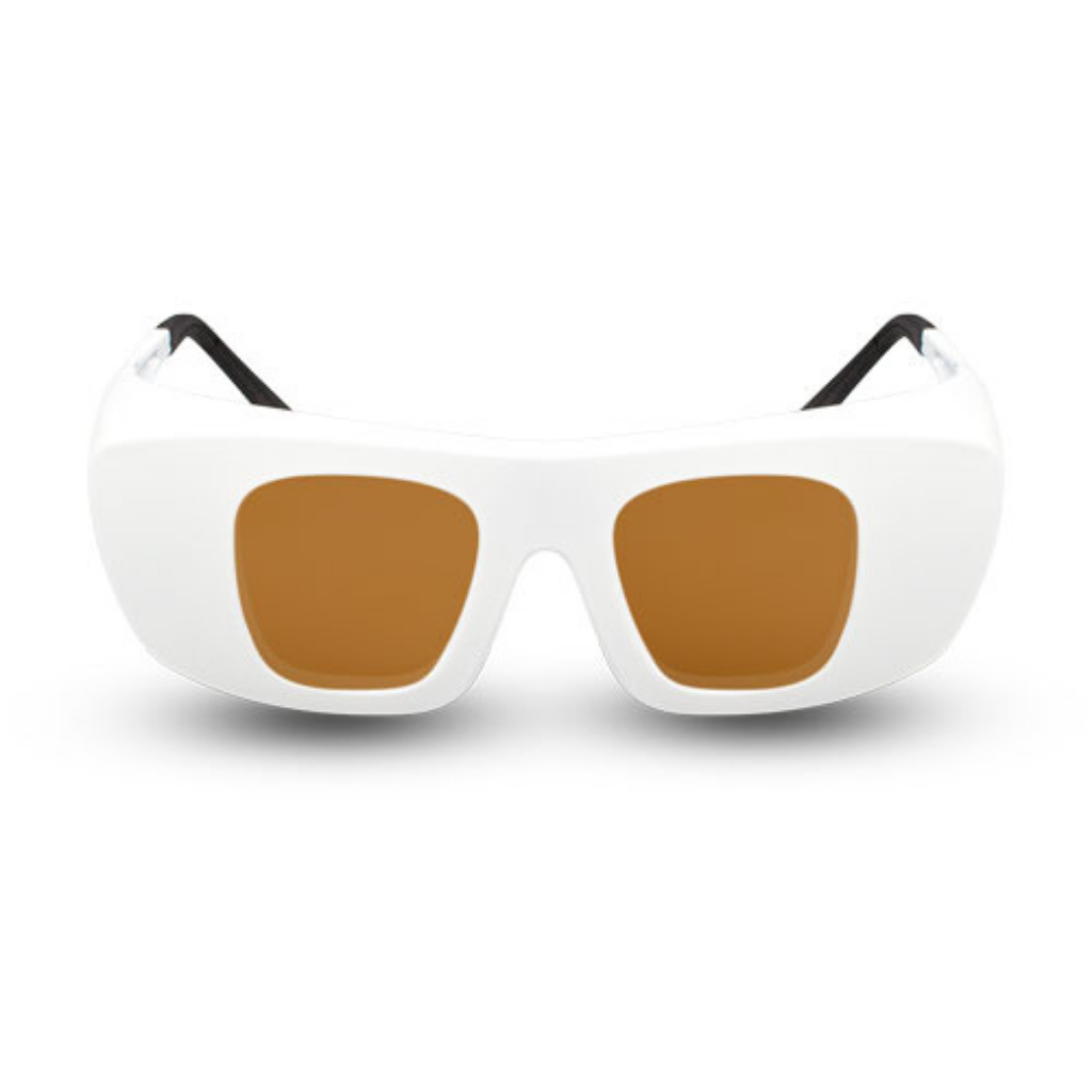 Innovative Optics Gi2 Laser Glasses: C740 White Frame