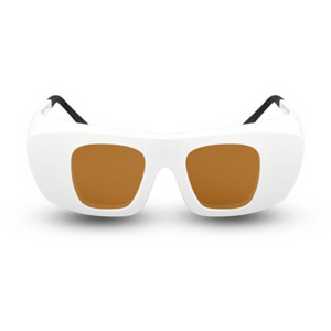 Innovative Optics Gi2 Laser Glasses: C740 White Frame