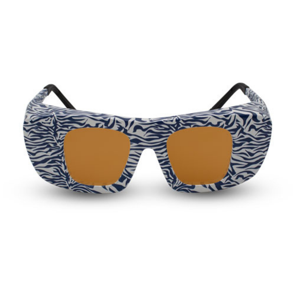 Innovative Optics Gi2 Laser Glasses: C740 Zebra Frame