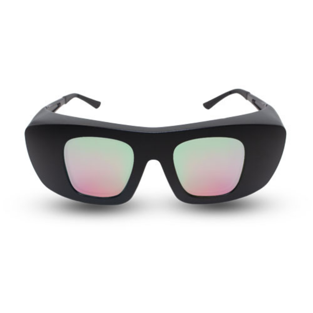 Innovative Optics GiT1 Laser Glasses: C740 Gunmetal Gray Frame