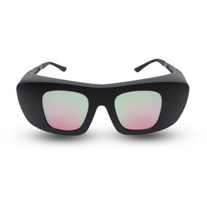 Innovative Optics GiT1 Laser Glasses: C740 Gunmetal Gray Frame