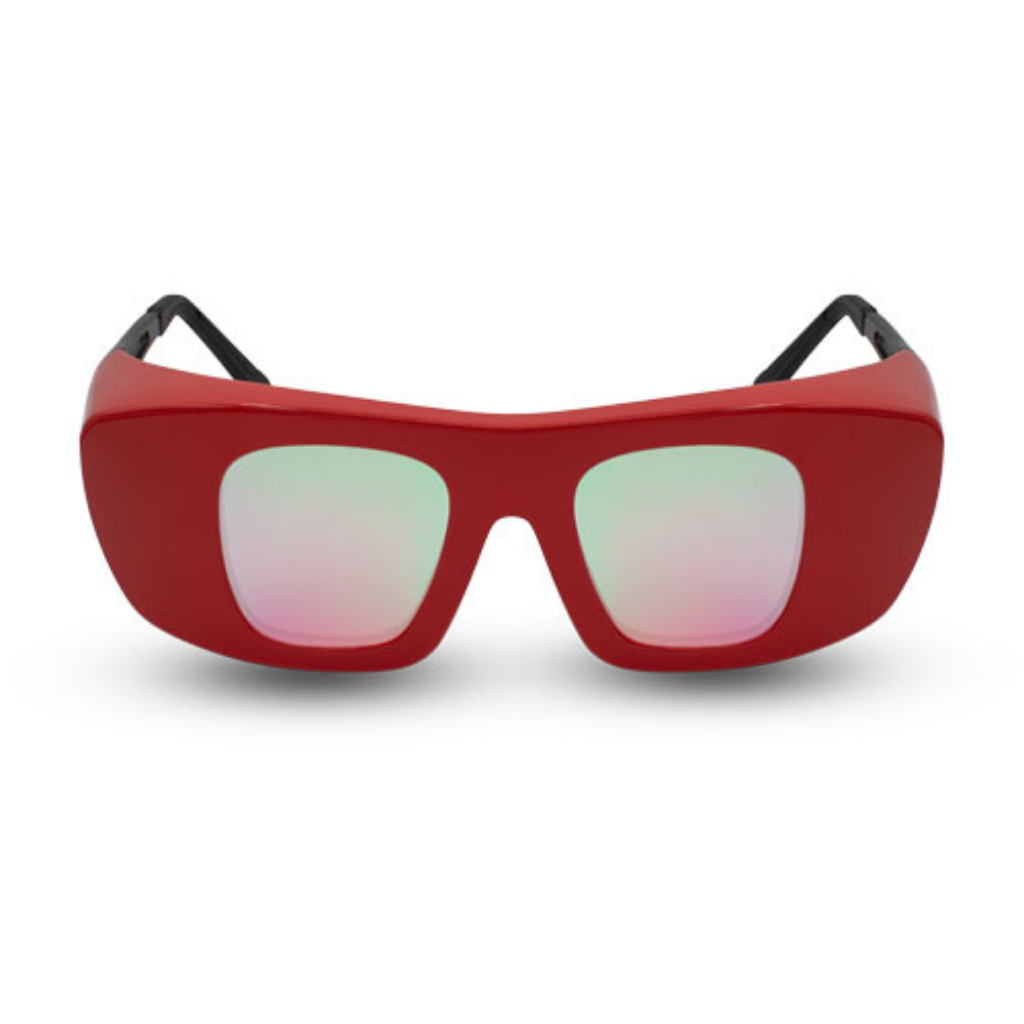 Innovative Optics GiT1 Laser Glasses: C740 Red Frame