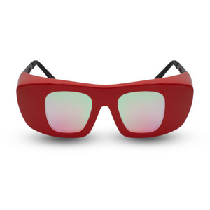 Innovative Optics GiT1 Laser Glasses: C740 Red Frame