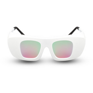 Innovative Optics GiT1 Laser Glasses: C740 White Frame