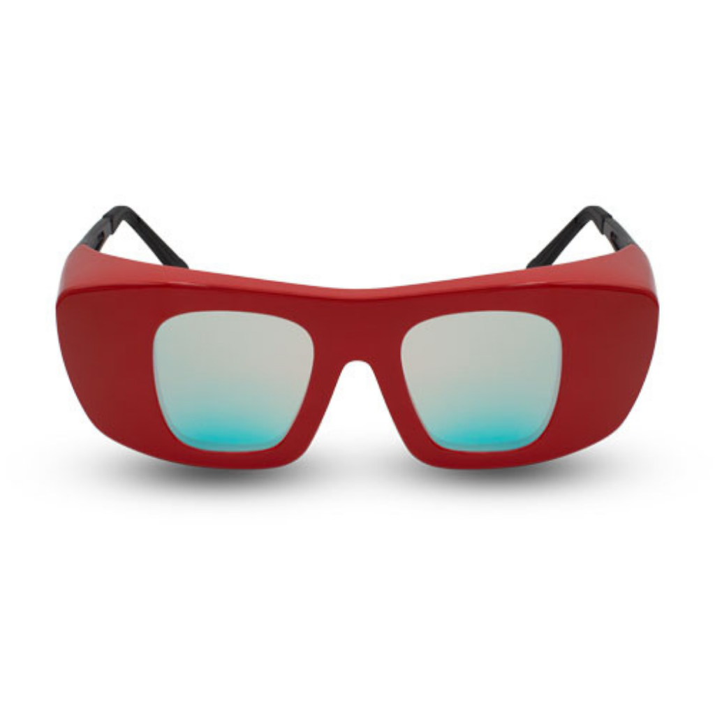 Innovative Optics GiT5 Laser Glasses: C740 Red Frame