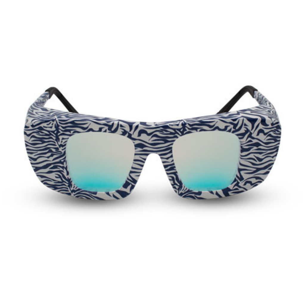 Innovative Optics GiT5 Laser Glasses: C740 Zebra Frame
