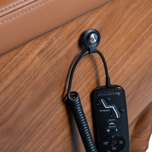 Circa Latte ZG Chair closeup remote knob