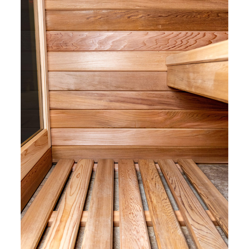 Saunacore Classic Style Full Glass Front Interior-5