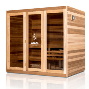 Saunacore Classic Style Full Glass Front