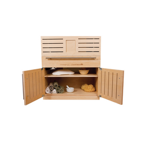 Oakworks Clodagh Trolley Cart Open Cabinet