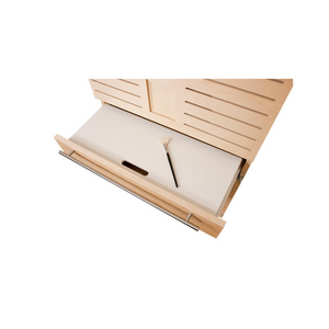 Oakworks Clodagh Trolley Cart Drawer Open Work Shelf