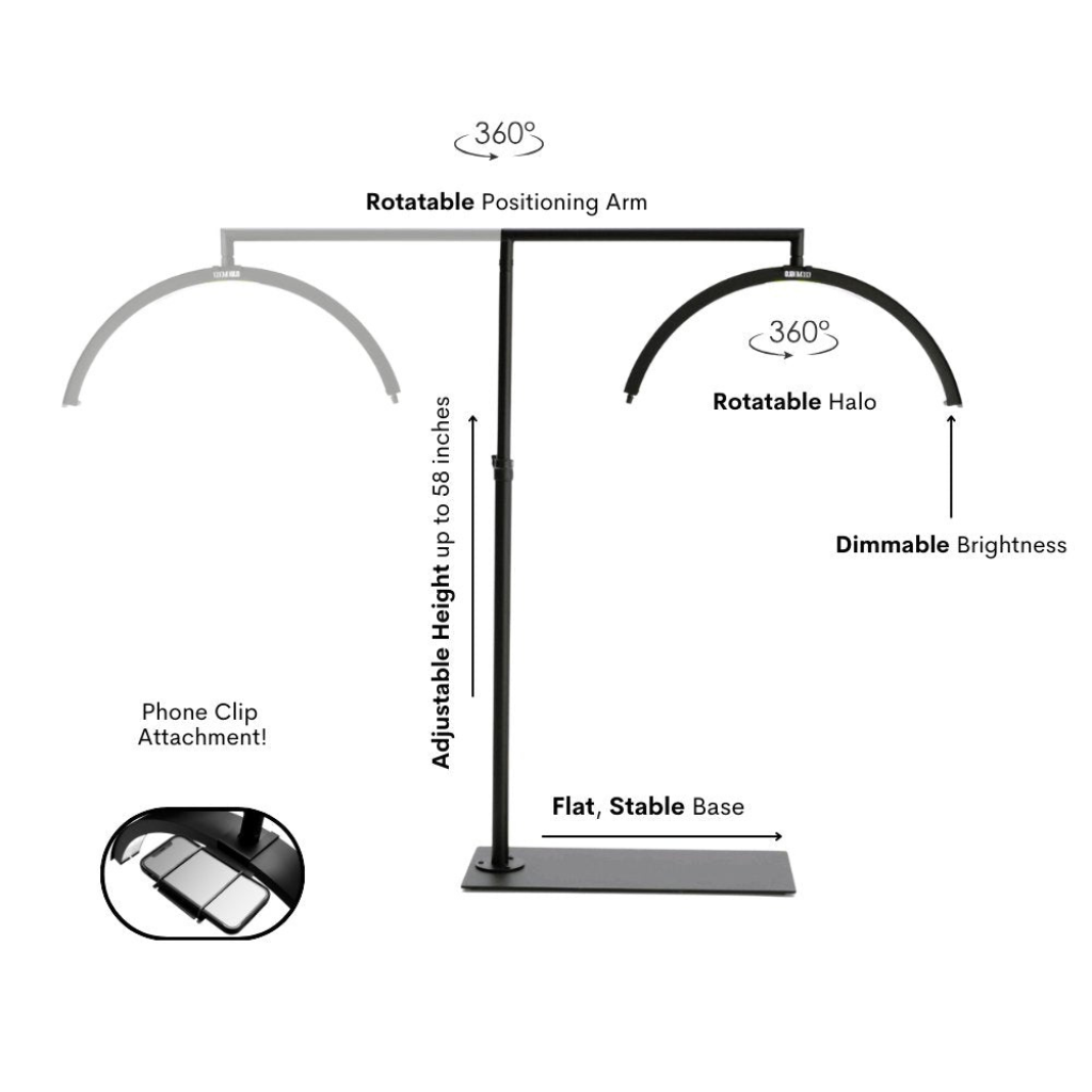 CosmoGlo Original Light Bundle With Phone Clip