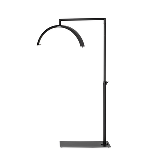 CosmoGlo LED XL light black with adjustable arm and phone clip, professional illumination tool for med spa injectors and dermatology treatment procedures.