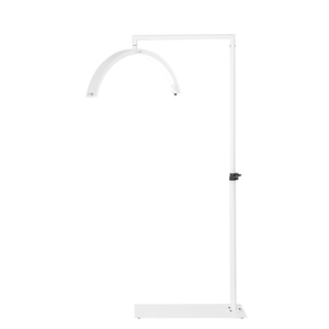 CosmoGlo LED XL light white with adjustable arm and phone clip, professional illumination tool for med spa injectors and dermatology treatment procedures.