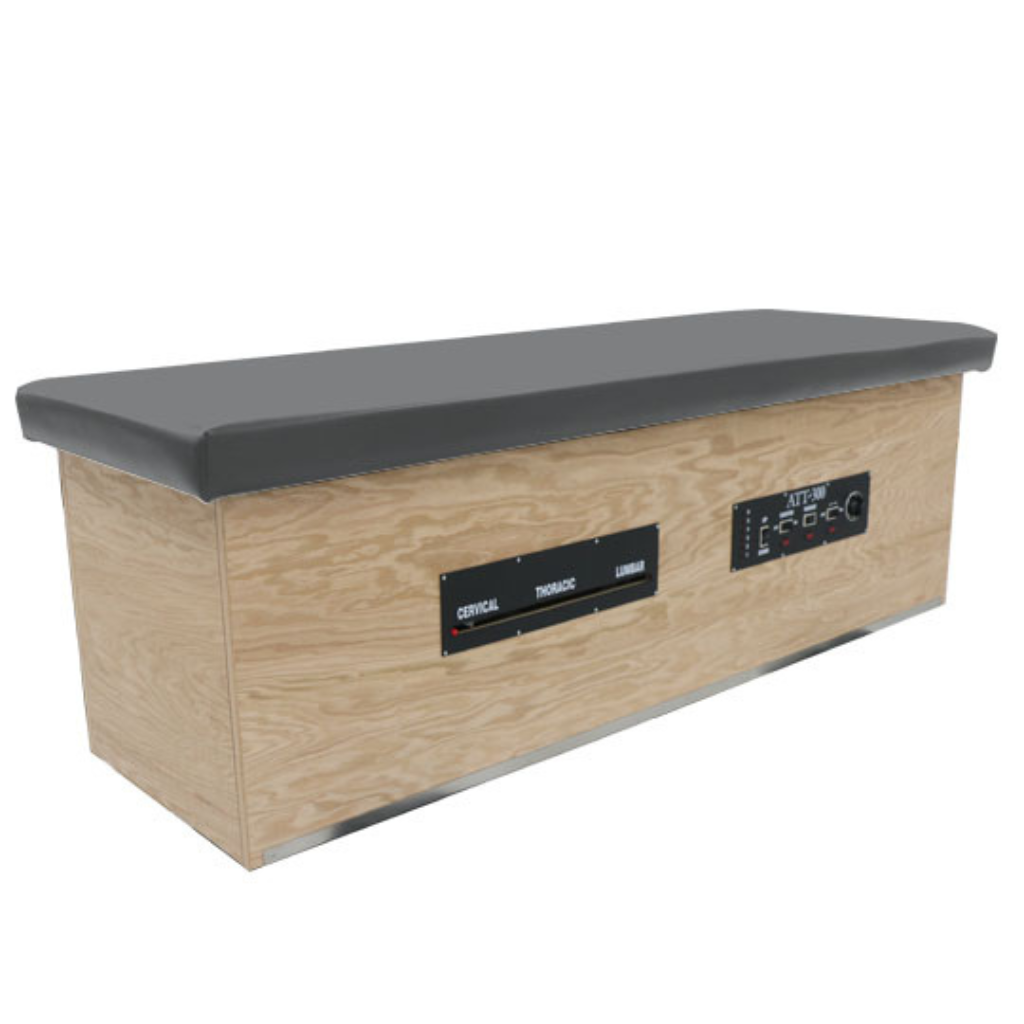 Custom Craftworks ATT-300 Wood Roller Massage Table (ATT-300-W-04O) - Dove