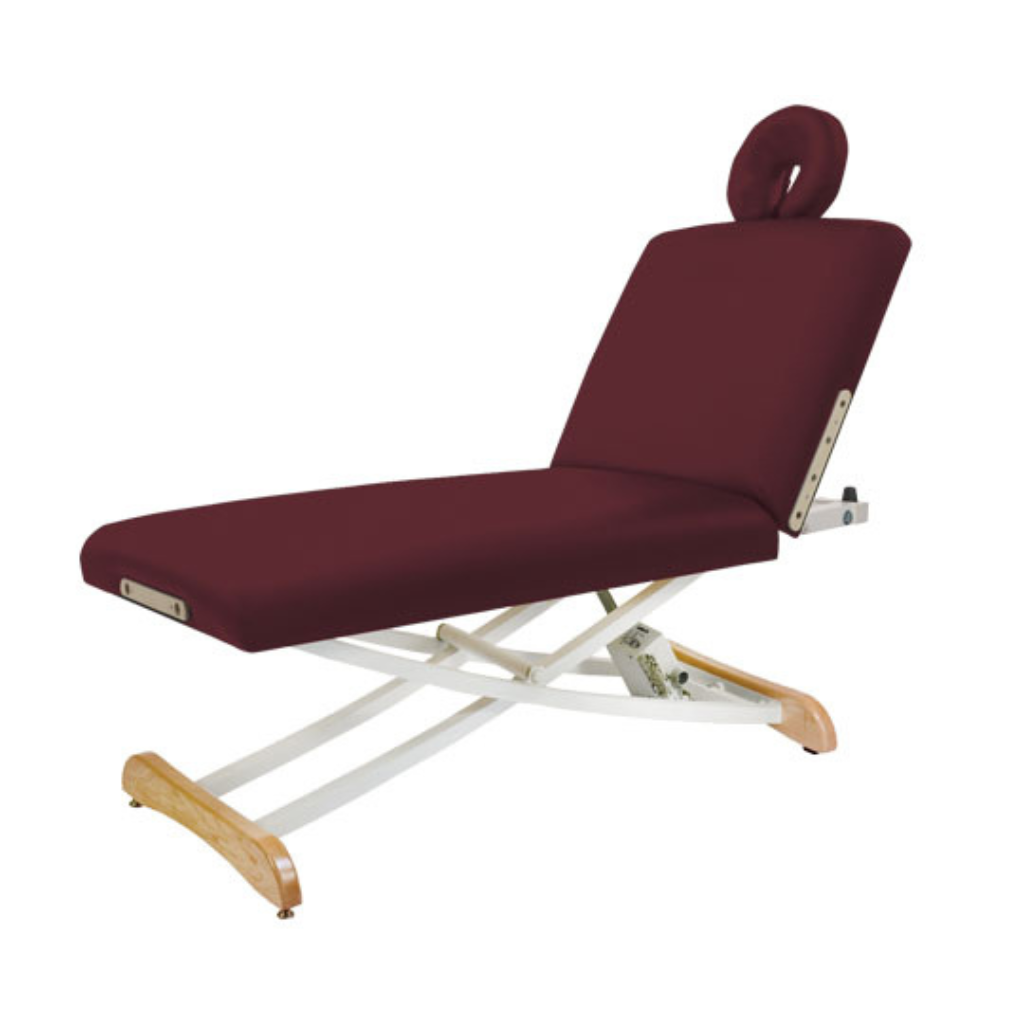Custom Craftworks Classic Series Elegance Lift Back Electric Table - Burgundy