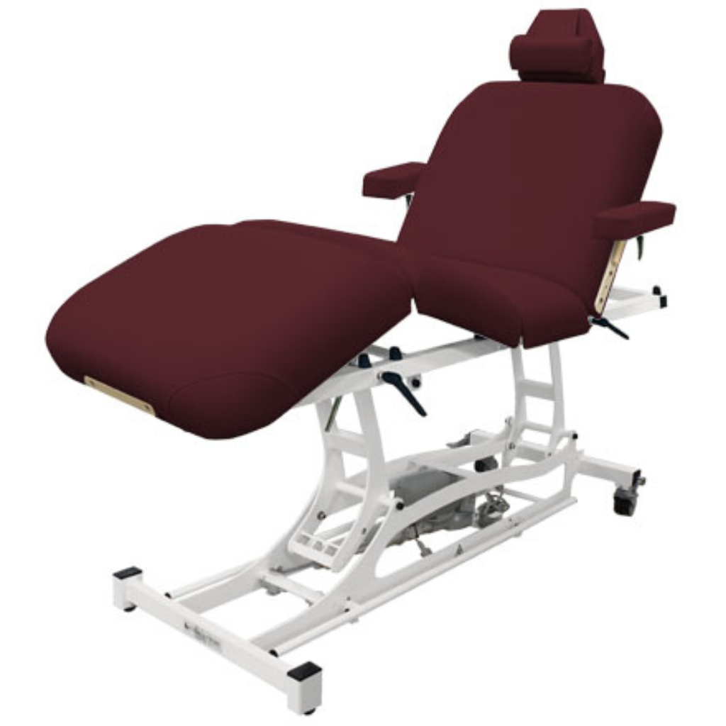 Custom Craftworks Classic Series Hands Free Deluxe Electric Table - Burgundy