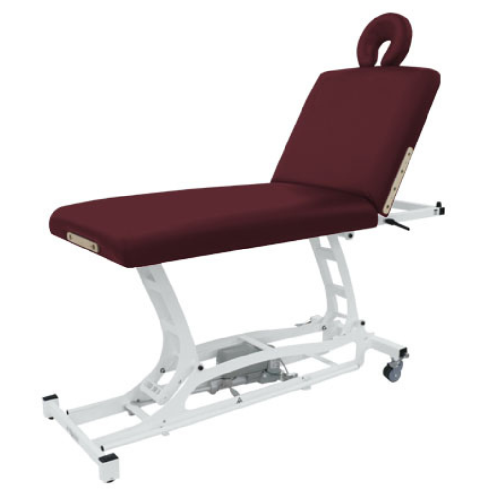 Custom Craftworks Classic Series Hands Free Lift Back Electric Table - Burgundy