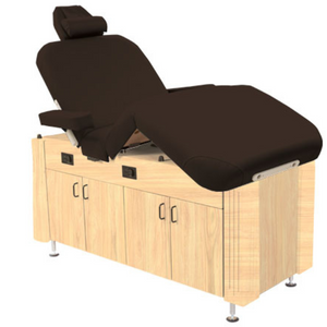 Custom Craftworks Classic Series M100 Deluxe Electric Spa Table - Chocolate