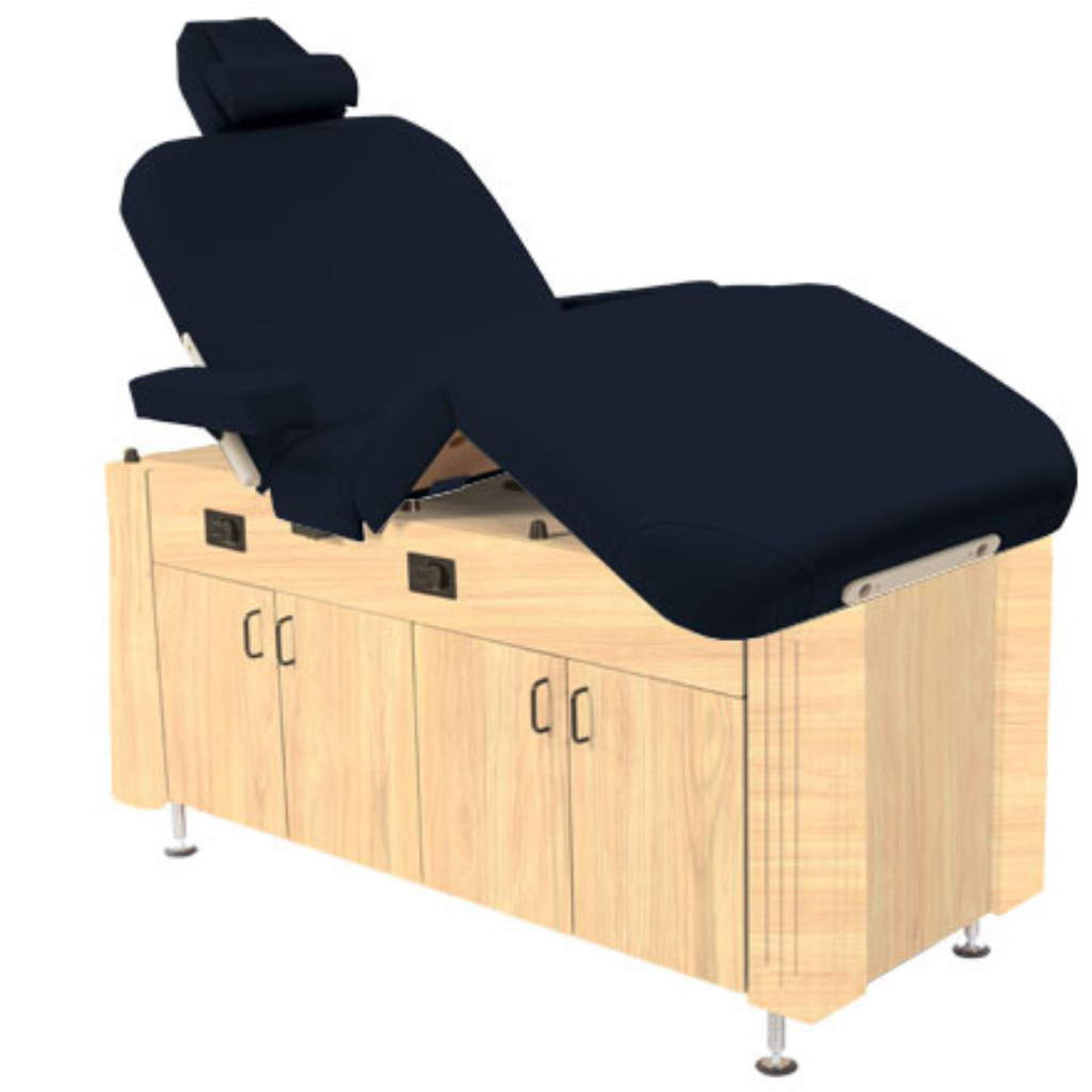 Custom Craftworks Classic Series M100 Deluxe Electric Spa Table - Navy