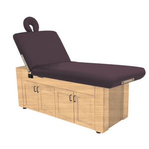 Custom Craftworks Classic Series M100 Lift Back Electric Spa Table - Berry