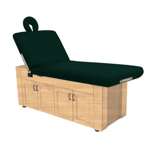 Custom Craftworks Classic Series M100 Lift Back Electric Spa Table - Hunter Green