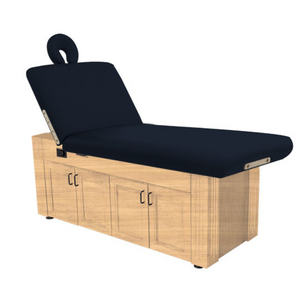 Custom Craftworks Classic Series M100 Lift Back Electric Spa Table - Indigo