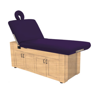 Custom Craftworks Classic Series M100 Lift Back Electric Spa Table - Purple