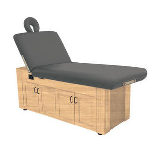 Custom Craftworks Classic Series M100 Lift Back Electric Spa Table - Steel