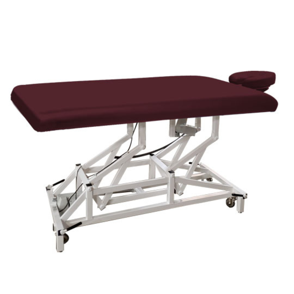 Custom Craftworks Classic Series McKenzie Basic Electric Table (MK-3007) - Burgundy