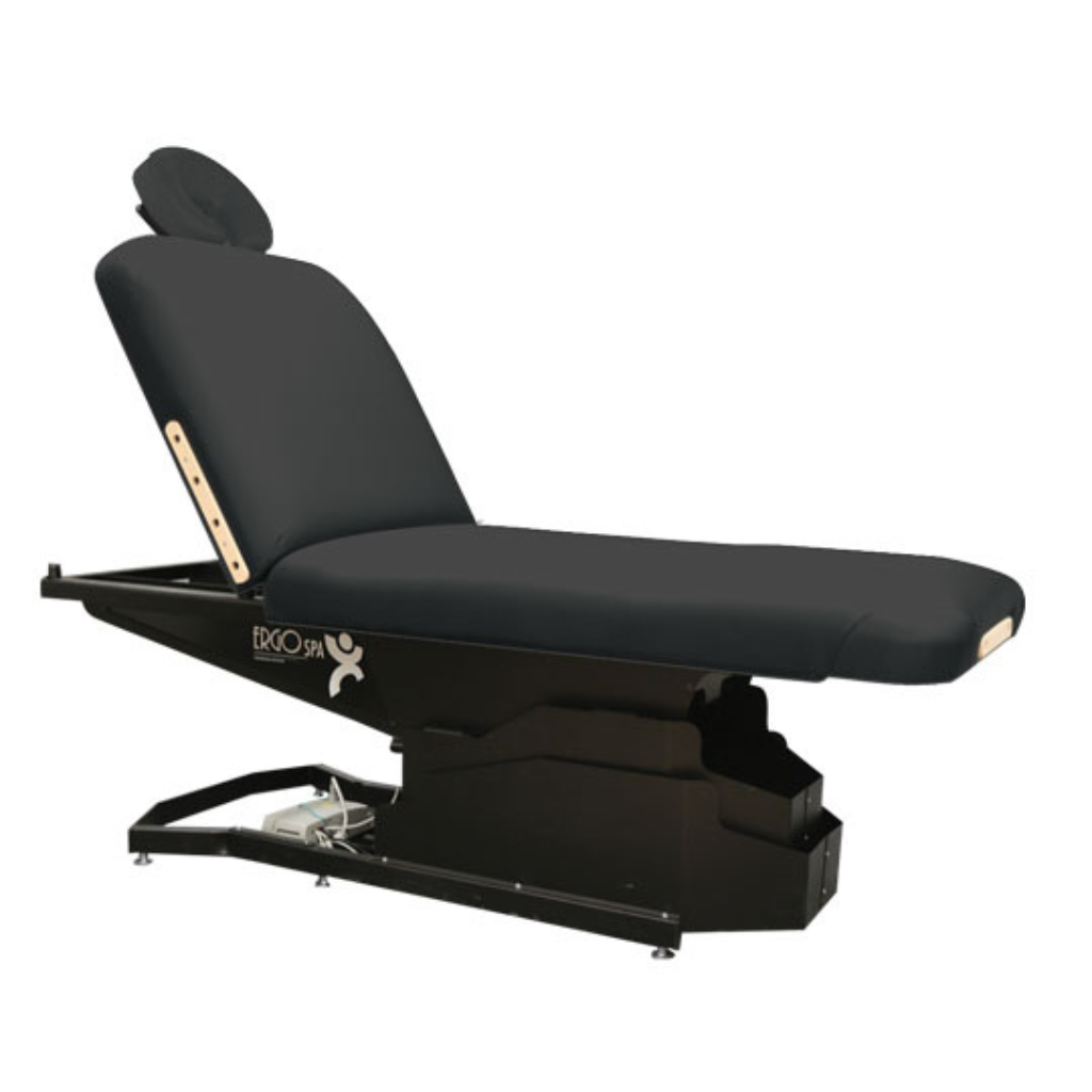 Custom Craftworks Spa Series ErgoSpa Lift Back Electric Treatment Table - Monument