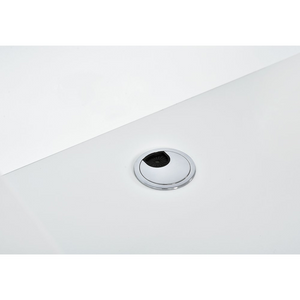DIR Langara LED Modern Salon Reception Desk (4104): White
