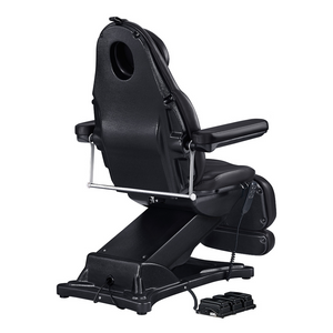 Dream In Reality Bellucci Electrical Facial Bed (8194): Black, Back View