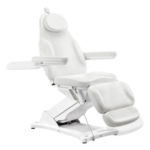 Dream In Reality Bellucci Electrical Facial Bed (8194): White, Adjustable Armrest