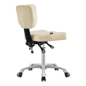 Dream In Reality Cadence Medical Stool (9030YH): Beige, Back View