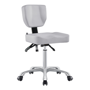 Dream In Reality Cadence Medical Stool (9030YH): Gray, Front View