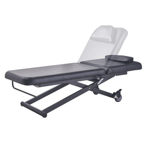 Dream In Reality Ebro Electric Facial Bed / Massage Table (8110): Black, Backrest Lift