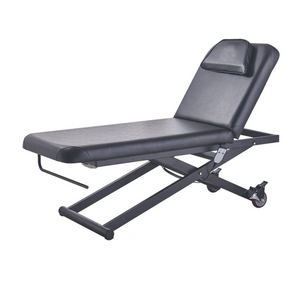 Dream In Reality Ebro Electric Facial Bed / Massage Table (8110): Black, Side View