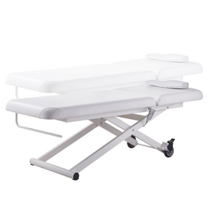 Dream In Reality Ebro Electric Facial Bed / Massage Table (8110): White, Lift System