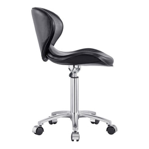 Dream In Reality Esperto Stool (9958): Black, Side View